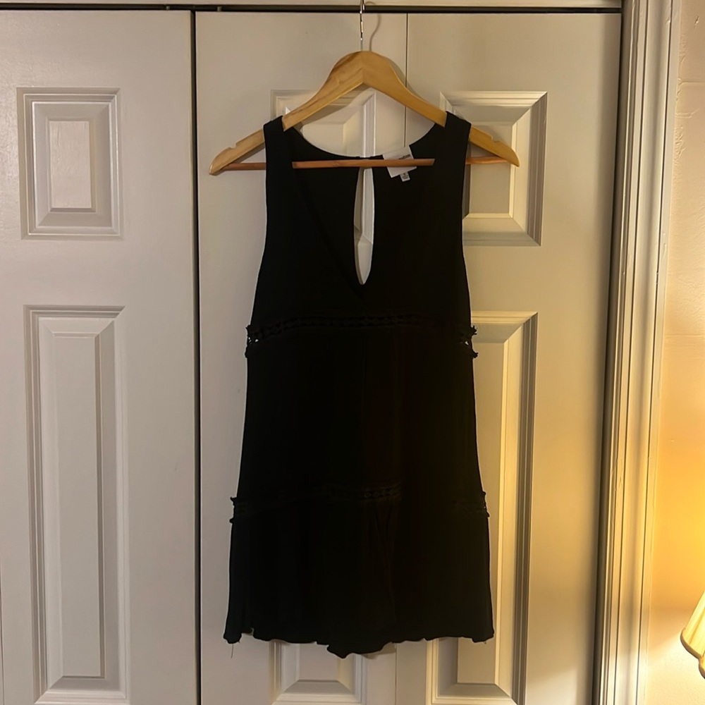 Skylar and Madison Black Shift Dress